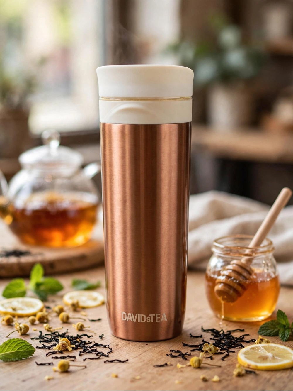 🆕 DAVIDsTEA Tea Press - Copper